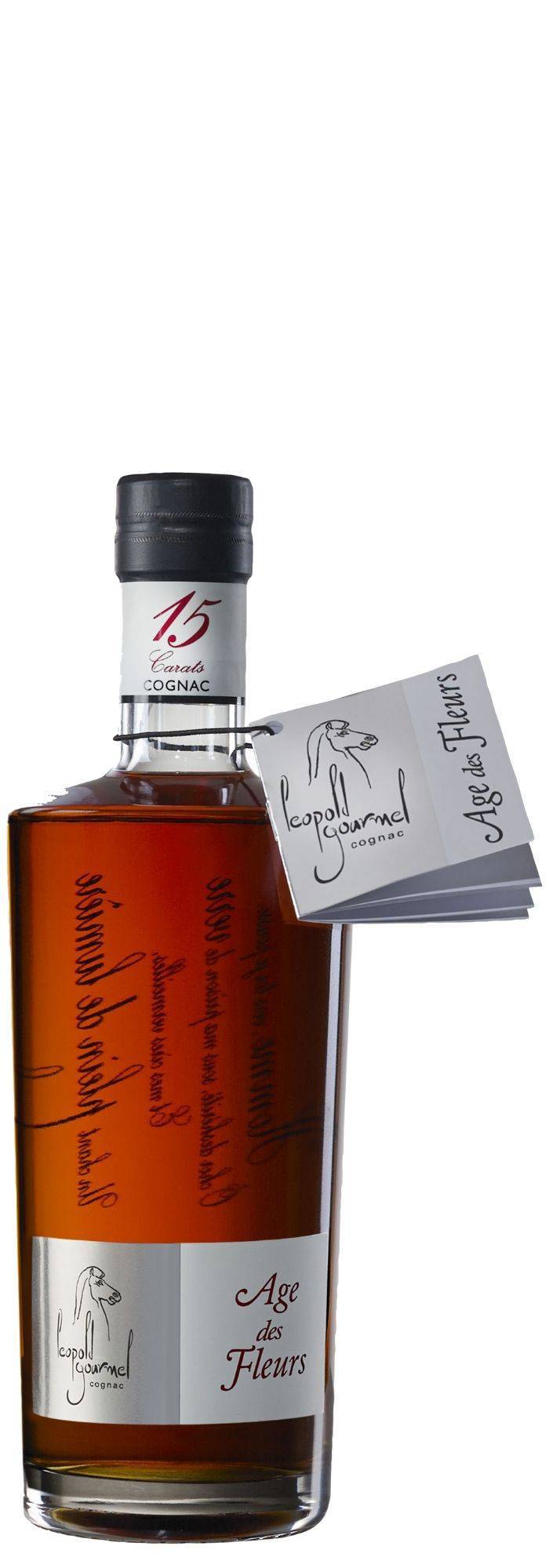 Cognac Gourmel Âge des Fleurs, 15 carats